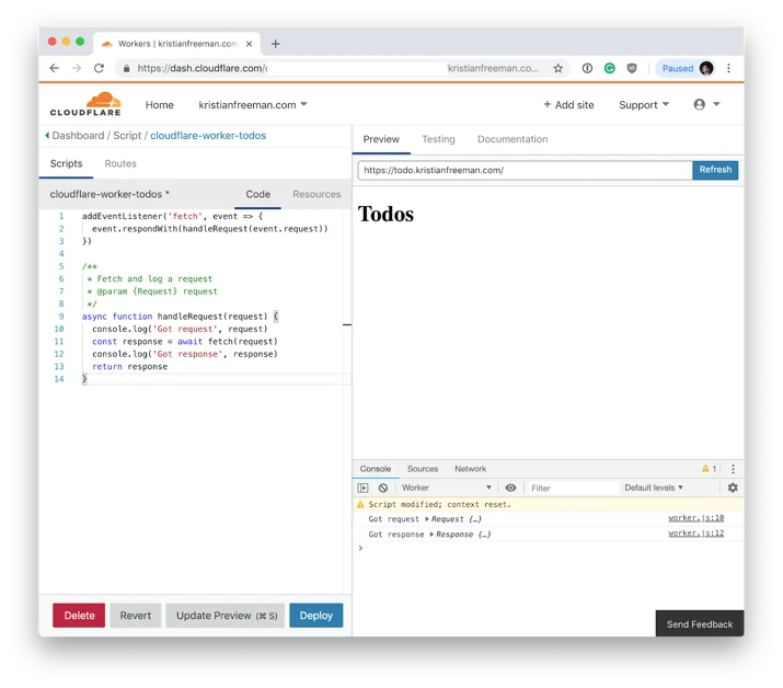 Building a To-Do List with Workers and KV Embedded Image - wRxsrQ