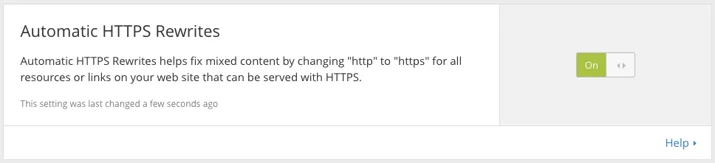 Fixing the mixed content problem with Automatic HTTPS Rewrites Embedded Image - EXpq89